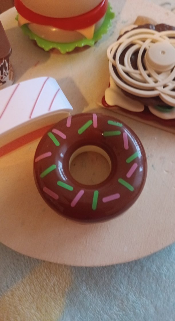 Renkli Plastik Oyuncak Yiyecek Seti - Görsel 2