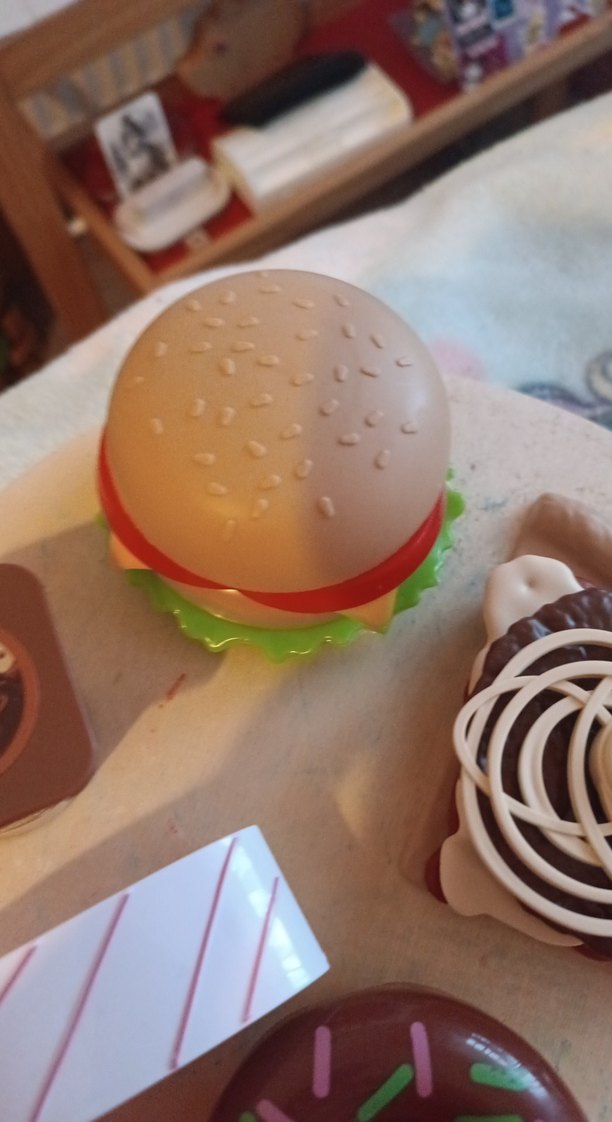 Renkli Plastik Oyuncak Yiyecek Seti - Görsel 4