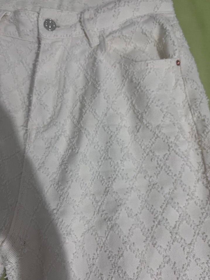 Düğmeli Bej Kadın Kumaş Pantolon - Görsel 4