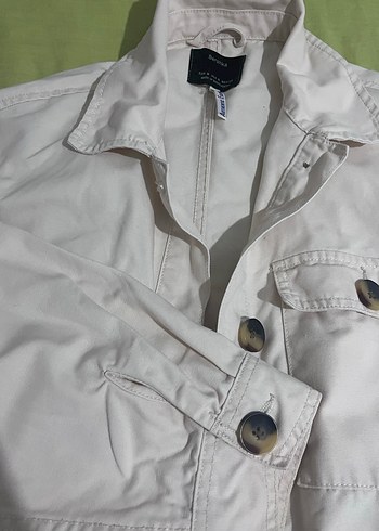 Bershka Düğmeli bej  Kadın Ceket - Görsel 2