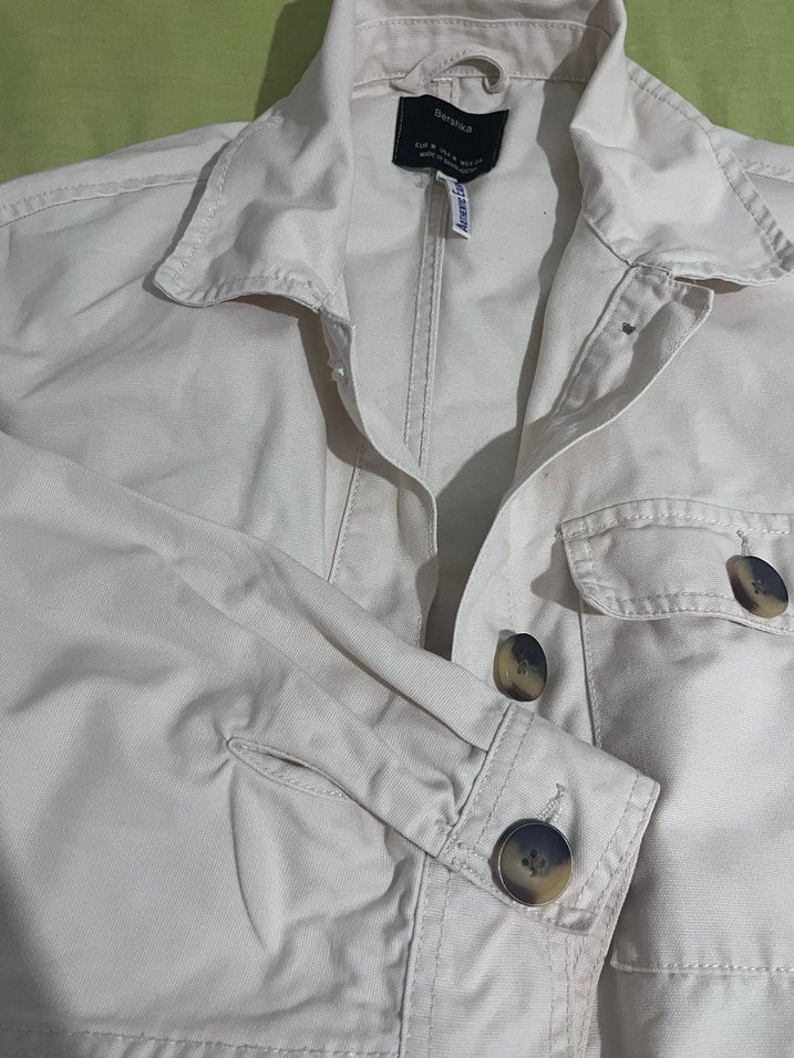 Bershka Düğmeli bej  Kadın Ceket - Görsel 2