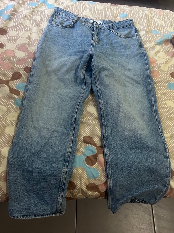 Mavi Loose Fit Kadın Denim Midi Pantolon - Görsel 2