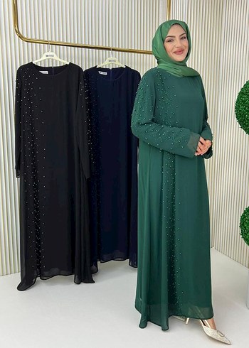 Diğer Şifon yandan taş detaylı Elbise