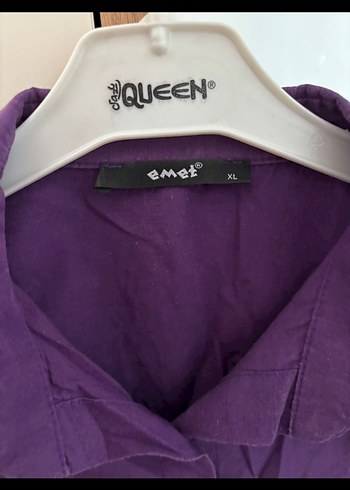 Zara Mor Düğmeli Uzun Kollu Kadın Gömlek