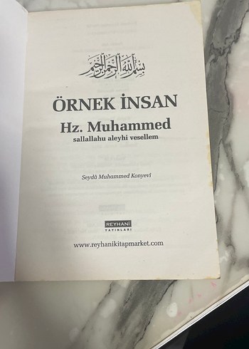 Örnek İnsan Hz. Muhammed - Reyhani Yayınları - Görsel 2