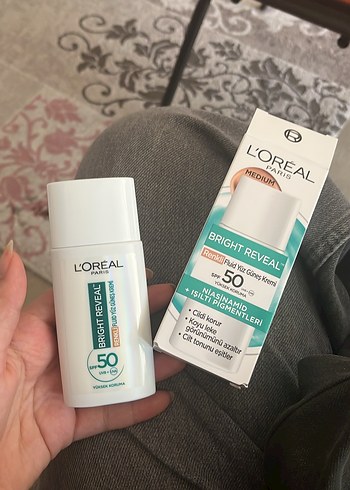 L'Oréal Bright Reveal SPF 50 Yüz Kremi Medium