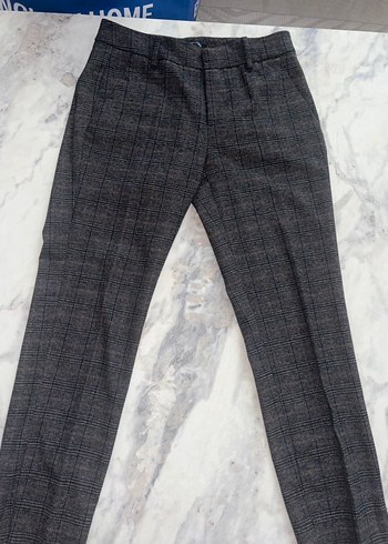 Zara Ekose Kumas Pantolon