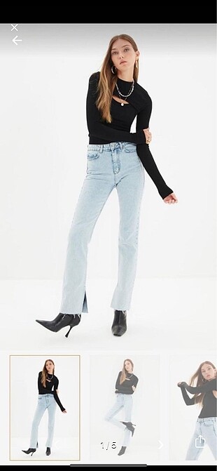 Trendyolmilla Yırtmaçlı Jean