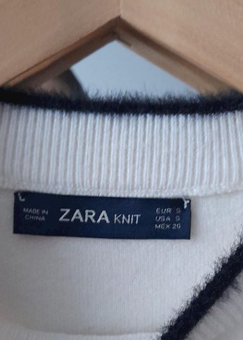 Zara Zara Kısa Kollu Bisiklet Yaka Kazak