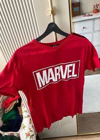 Addax Kadın Kırmızı V Yaka Tişört - Görsel 2