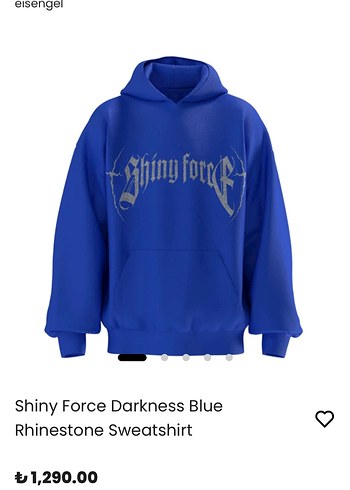 Diğer SHİNY FORCE darkness blue Kapüşonlu Sweatshirt