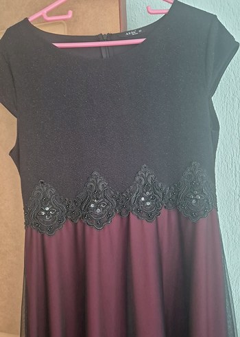 Abiye Bordo Uzun Gösterişli Straplez Abiye Elbise