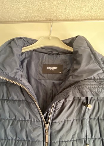 Lacivert Kadın Midi Kışlık  Mont - Görsel 2