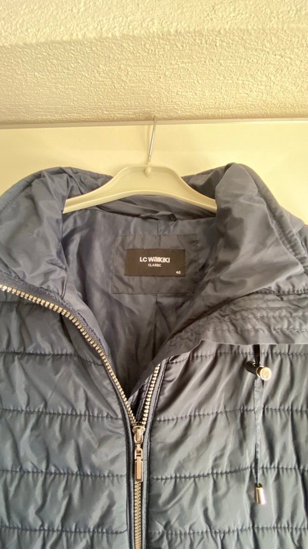 Lacivert Kadın Midi Kışlık  Mont - Görsel 2