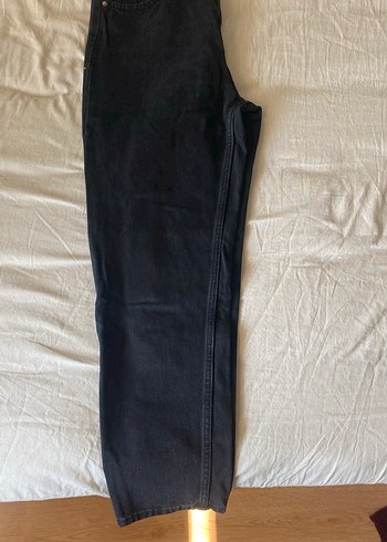 Siyah Regular Fit Midi Kadın Kot Pantolon - Görsel 4