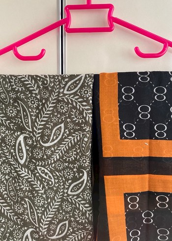 Kadın Bohem Tarzı Kahverengi Drapeli Şal - Görsel 2