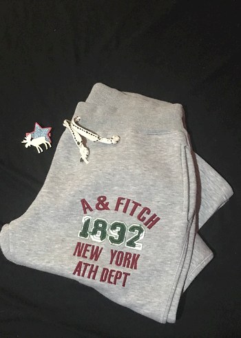 Kız Gri Baskılı Fermuarlı Eşofman Altı - Görsel 4