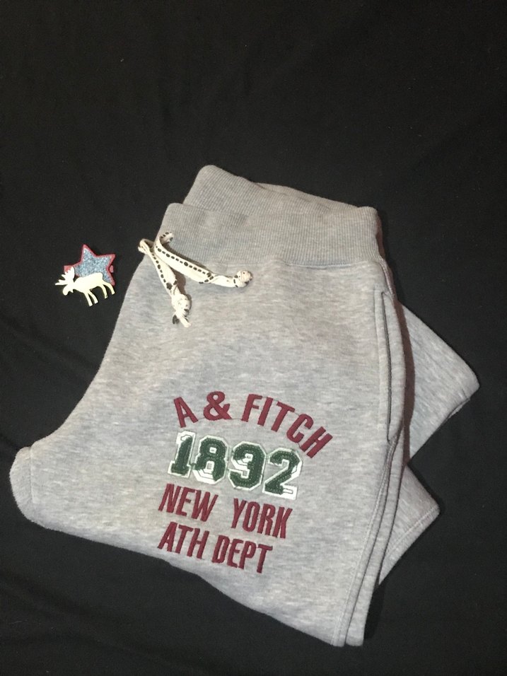 Kız Gri Baskılı Fermuarlı Eşofman Altı - Görsel 4