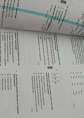 Beden ENS TYT Destek Soru Bankası biyoloji kimya matematil