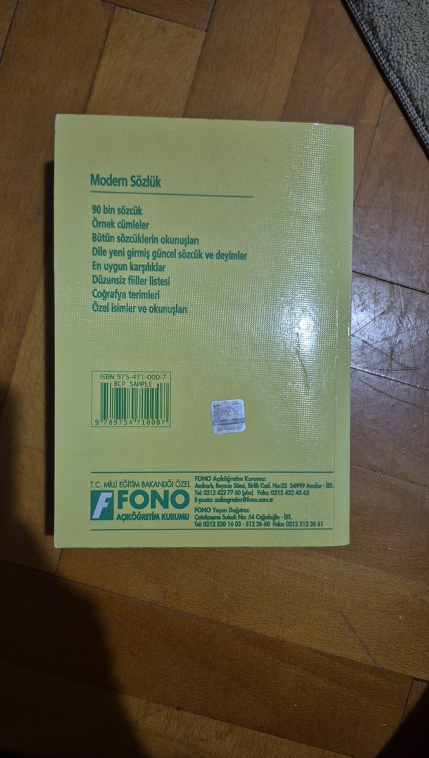 Fono Modern Almanca-Türkçe Sözlük - Görsel 2