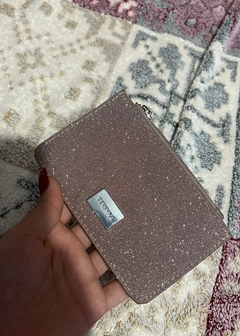 Bershka Simli Süet Kadın Cüzdan