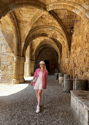 Pembe Pastel Oversize Gömlek