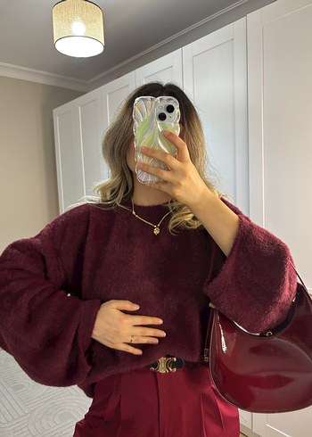 Massimo Dutti Massimo Bordo Oversize Geniş Kol Detay