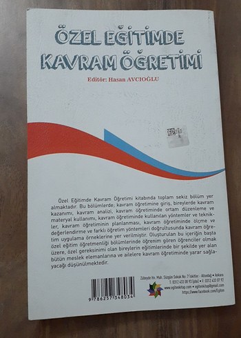  Özel Eğitimde Kavram Öğretimi Kitabı