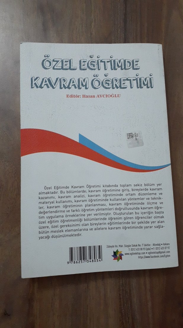 Özel Eğitimde Kavram Öğretimi Kitabı - Görsel 2