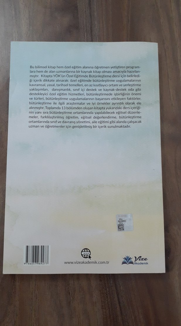 Özel Eğitimde Bütünleştirme Kitabı - Görsel 2