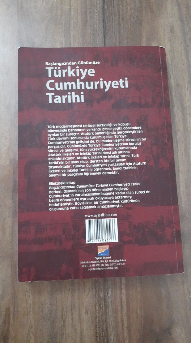 Türkiye Cumhuriyeti Tarihi - Prof. Dr. Temuçin Faik Ertan - Görsel 2