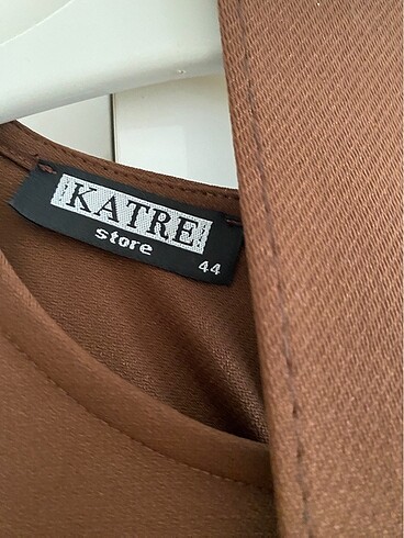 xl Beden kahverengi Renk Elbise