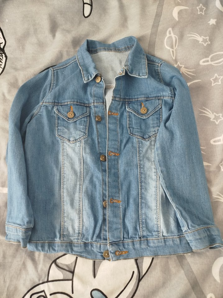 Mavi Düğmeli Kadın Denim Ceket - Görsel 2