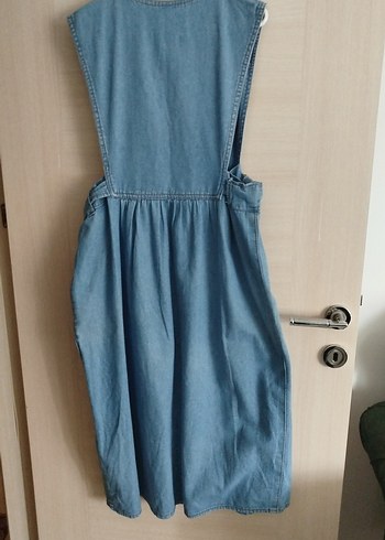 Mavi Kadın Uzun Kot elbise - Görsel 3