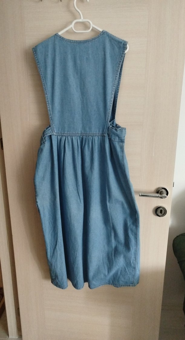 Mavi Kadın Uzun Kot elbise - Görsel 3