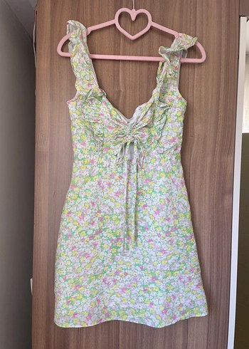 Çiçekli mini Elbise