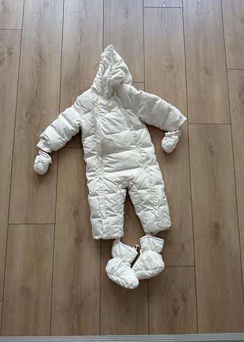 Chicco Bebek Kız Beyaz Kürklü Tulumu - Görsel 2