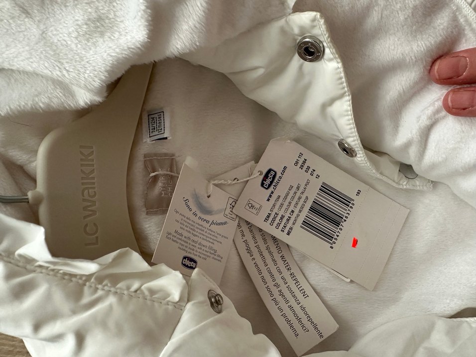 Chicco Bebek Kız Beyaz Kürklü Tulumu - Görsel 3