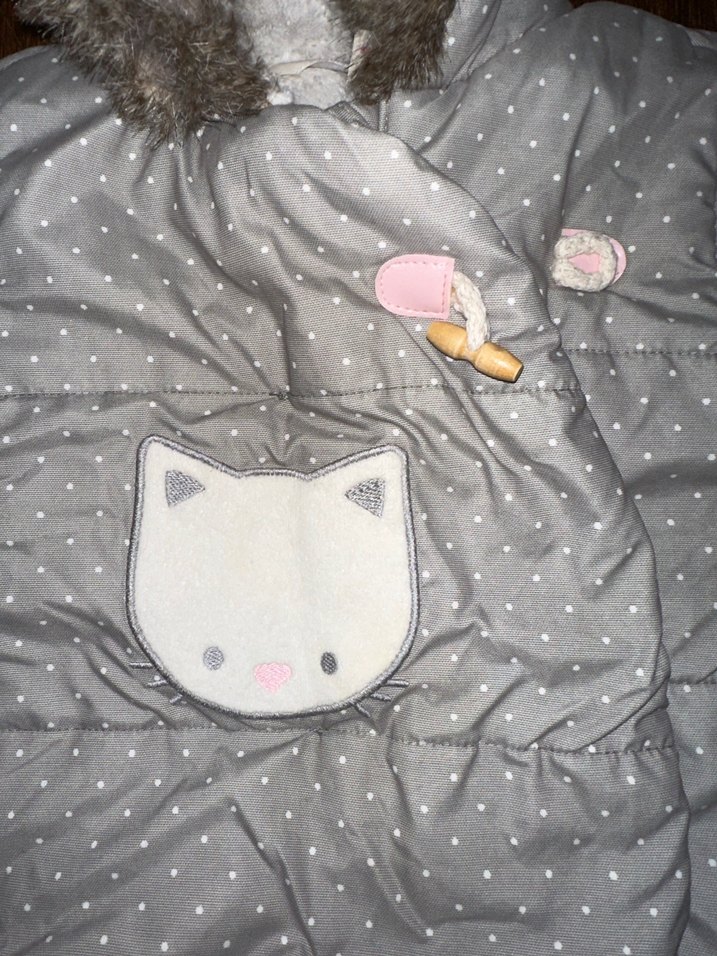 Gri Kürklü Kapüşonlu Kozmonot Tulum - Görsel 3