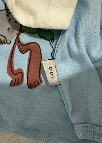 Uzun Kollu Organik Pamuk Bebek Body 2'li - Görsel 3