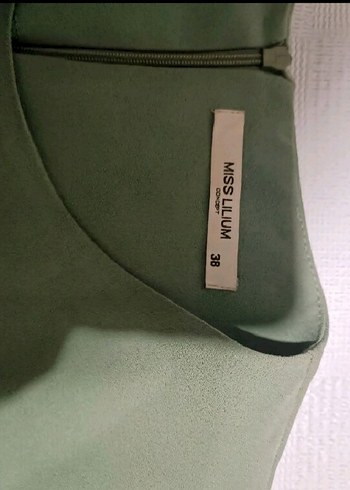 Düğmeli Yeşil Kadın Bluz - Görsel 2