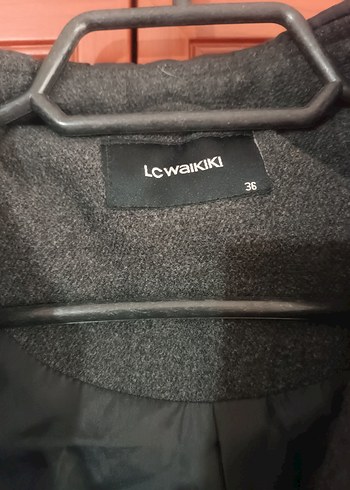 Kapüşonlu Antrasit Kaban - Görsel 4