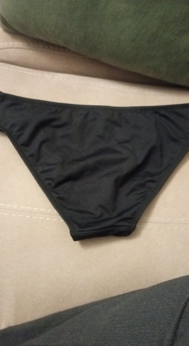 Siyah Strappy Kadın Bikini Altı - Görsel 2