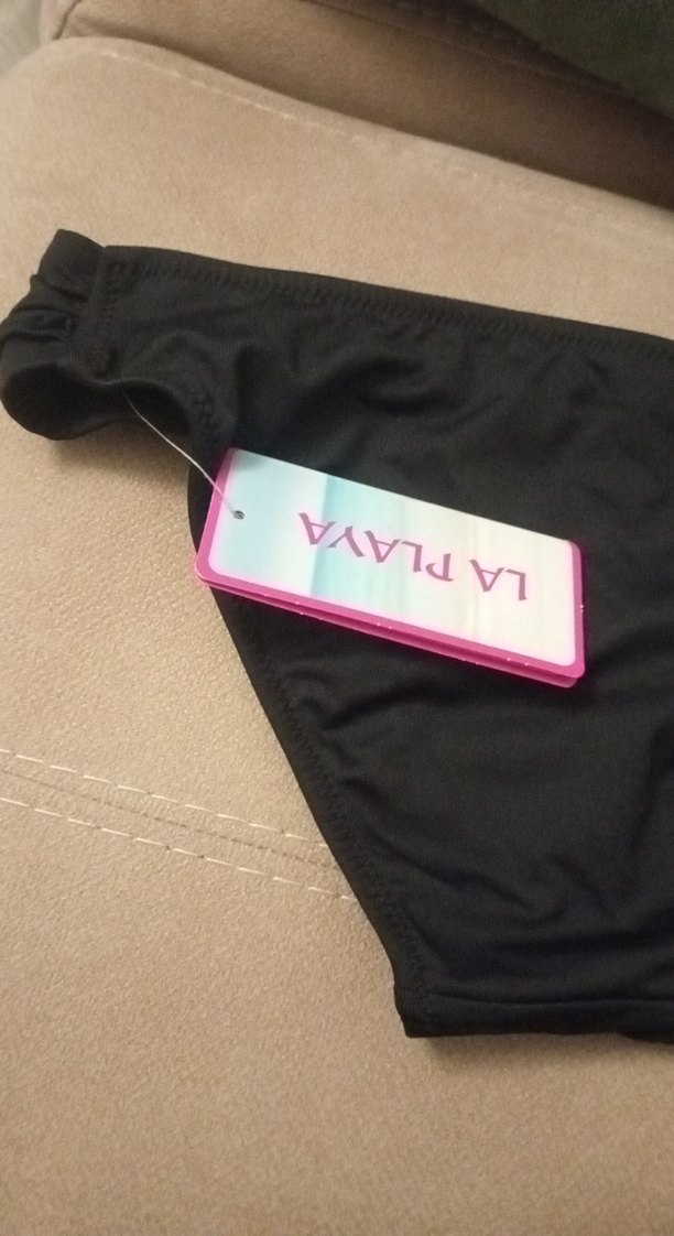 Siyah Strappy Kadın Bikini Altı - Görsel 3