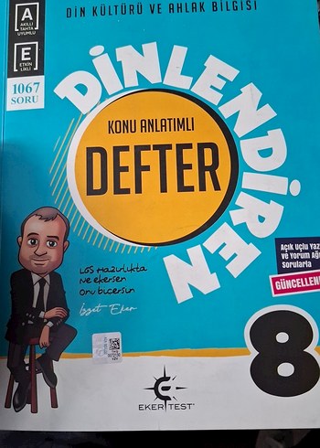 Din Kültürü ve Ahlak Bilgisi Konu Anlatımlı Defter 8