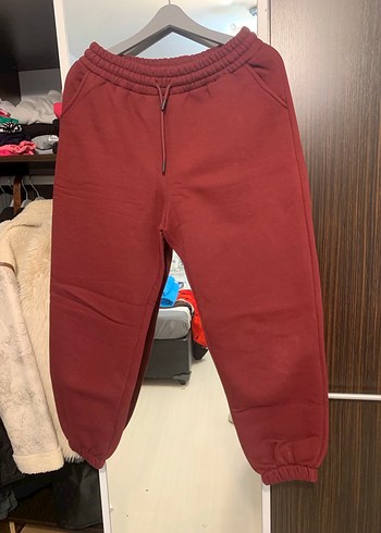 Bordo Kadın Eşofman Altı
