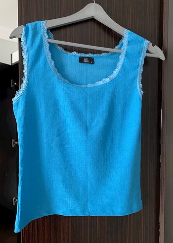 Mavi Kolsuz Fitted Kadın Üstü