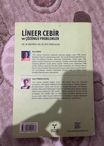Lineer cebir kitabı - Görsel 2