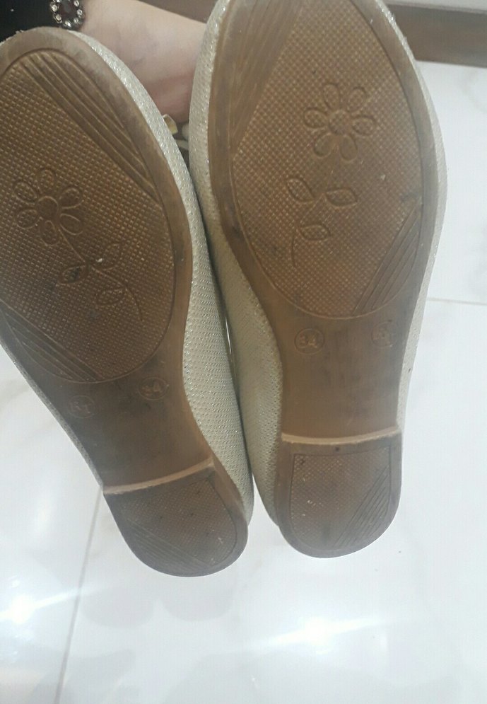 Kız Çocuk Beyaz Fiyonklu Babet Ayakkabı - Görsel 2