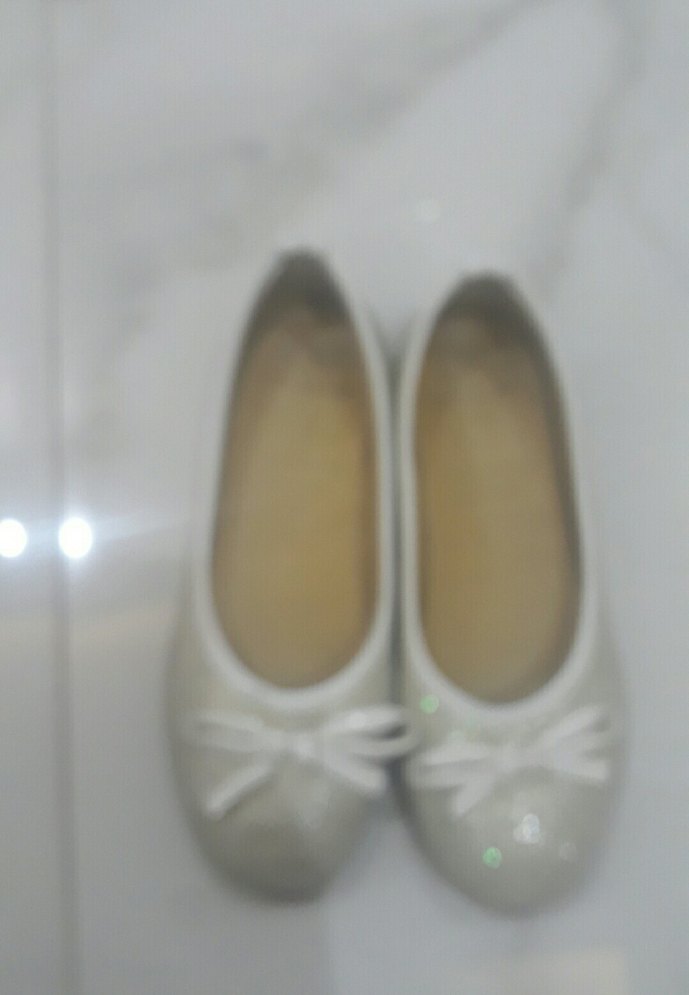 Kız Çocuk Beyaz Fiyonklu Babet Ayakkabı - Görsel 4